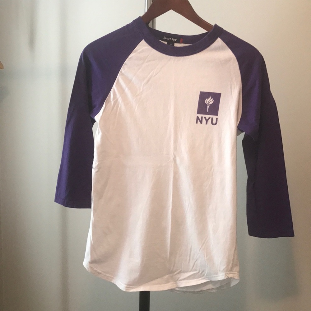 NYU Baseball Tee